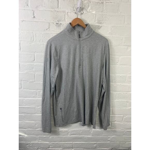 Winter Park Women's 1/4 Zip Pullover Sweater Long Sleeve Gray Size Medium - Picture 1 of 5